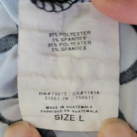 Oh Baby Blue Geometric Patterned Wrap V Neck Office Wear Maternity Top - Picture 6 of 8